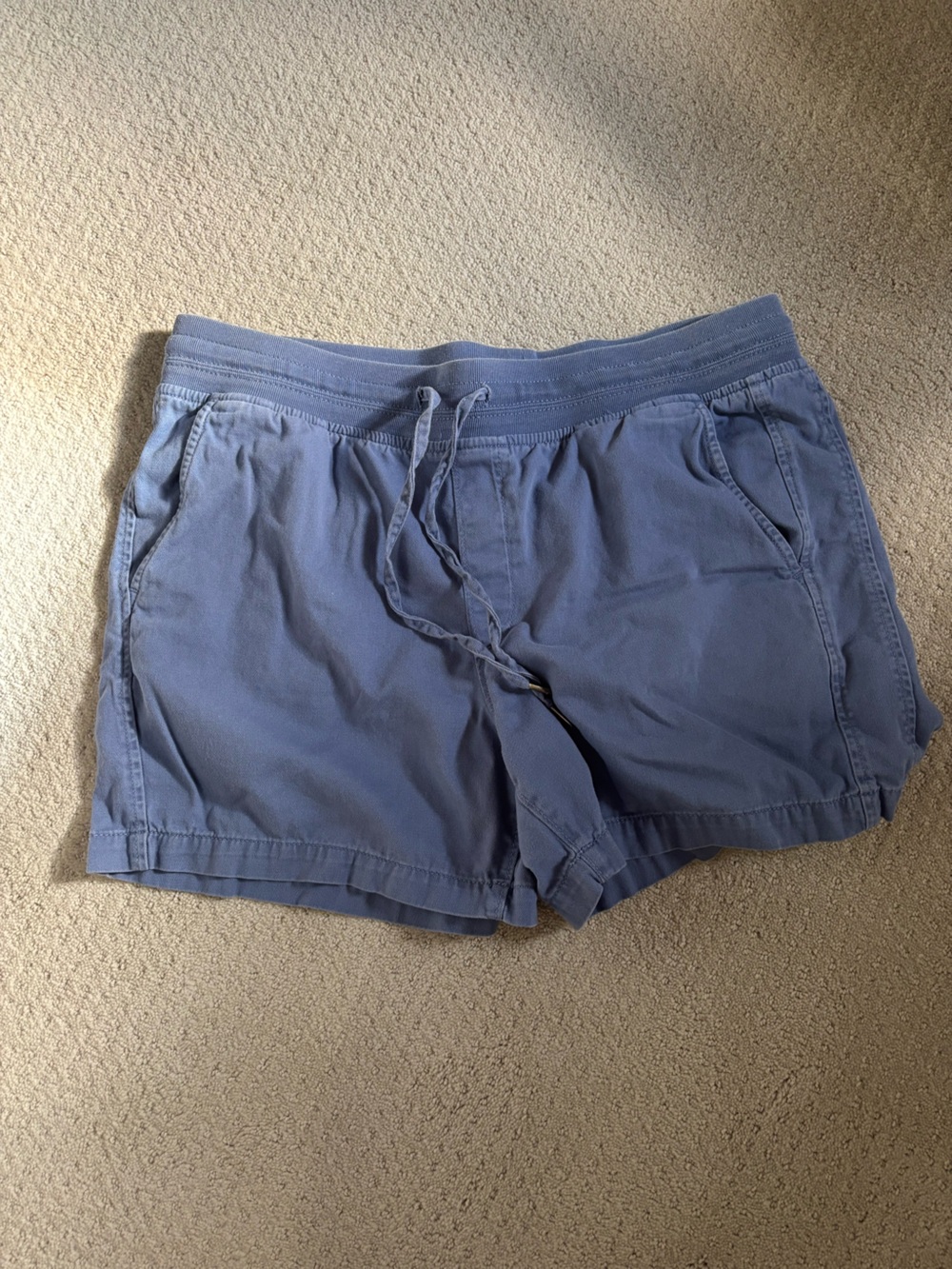 Orvis Navy Drawstring Casual Shorts